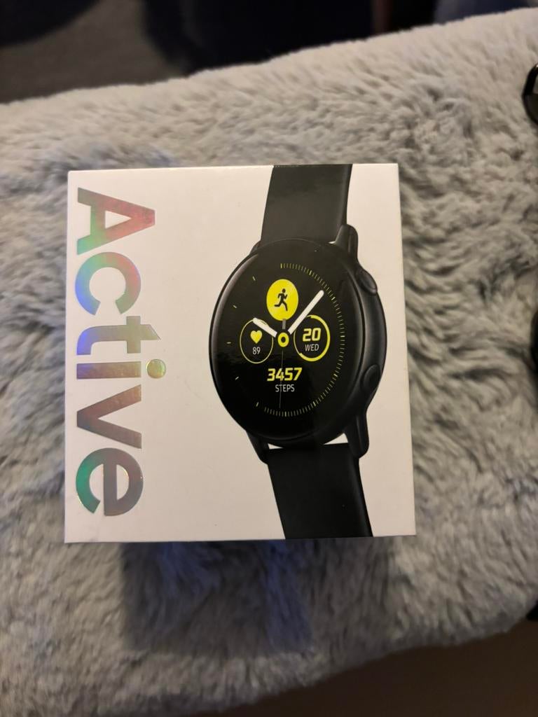 Samsung Galaxy Watch Active (perfecte staat), Handtassen en Accessoires, Smartwatches, Ophalen, Conditie, Zo goed als nieuw, Zwart