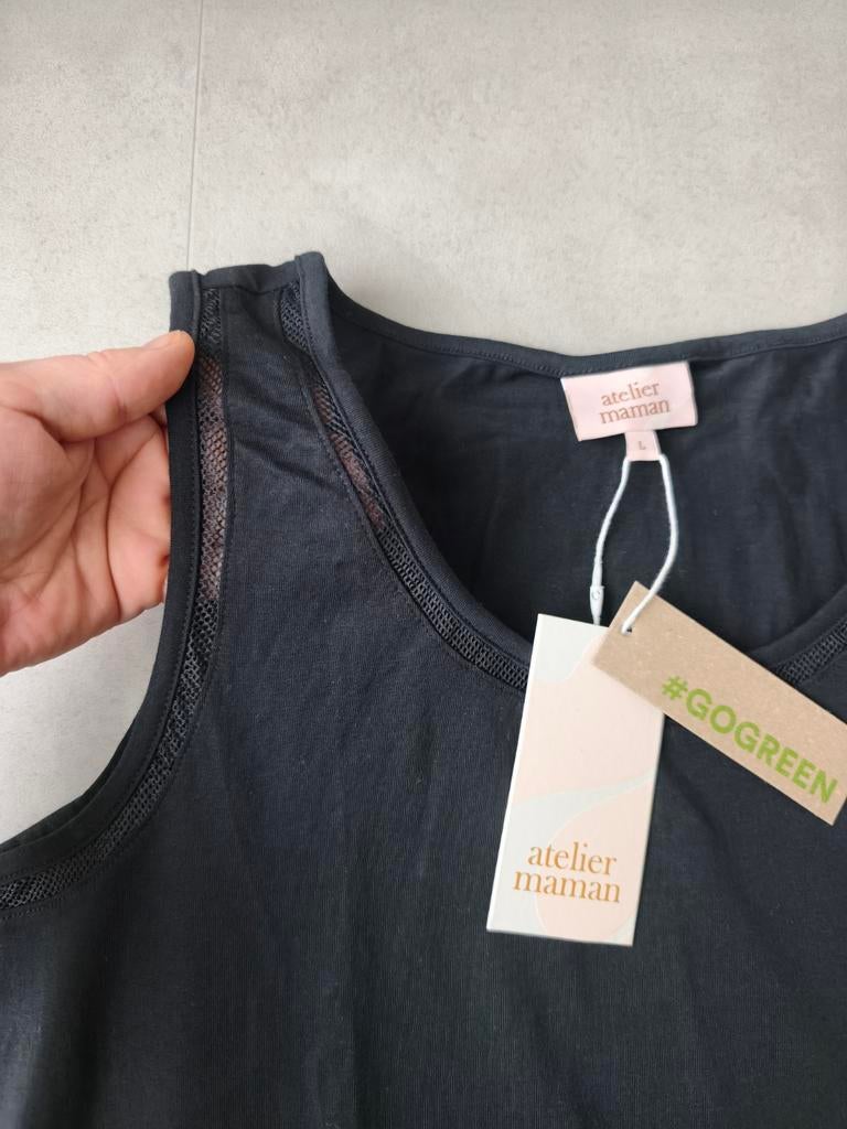 Nieuw topje/mouwloze shirt zwangerschap L, Ophalen of Verzenden, Maat 42/44 (L)