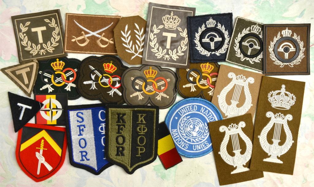 ABL Patches LOT 22X, Chauffeur, Nato, Sport, Muziek Techniek, Enlèvement ou Envoi, Armée de terre, Emblème ou Badge