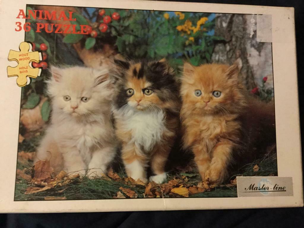 Keuze uit 3 houten (vintage) puzzels, Ophalen of Verzenden, Van hout