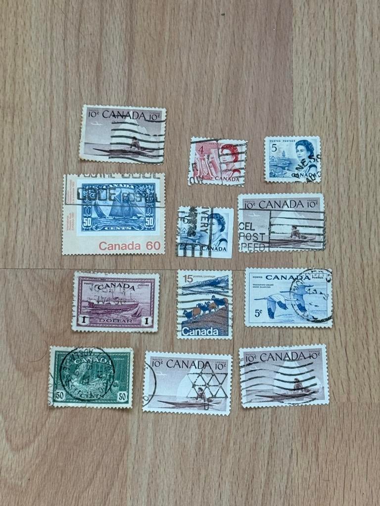 Lot de timbres du Canada, Enlèvement ou Envoi, Affranchi, Amérique du Nord