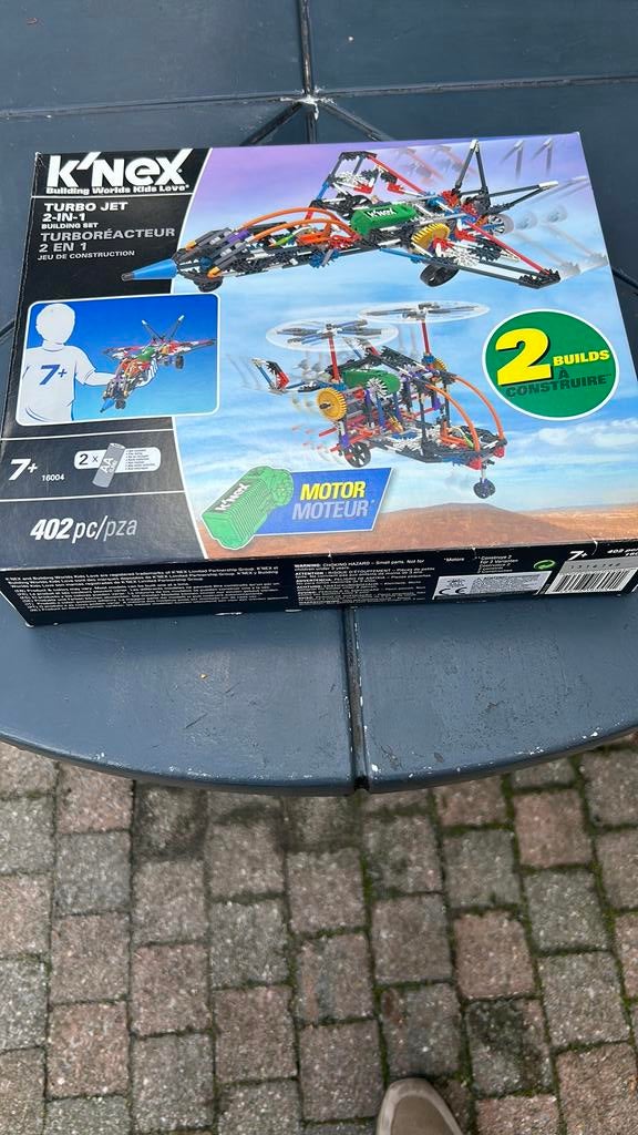 K’Nex Turbo Jet 2 in 1, Hobby & Loisirs créatifs, Enlèvement, Comme neuf