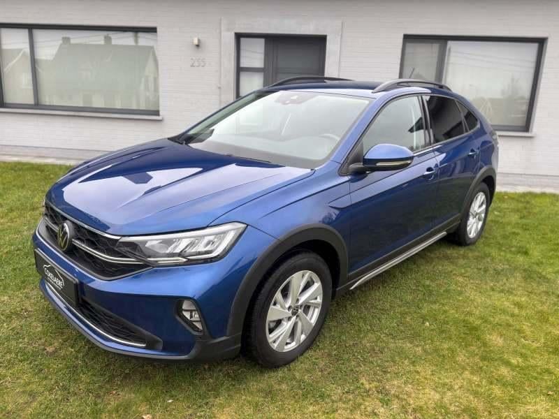 VW Taigo 1.0TSi LED/DigitalDashbord/CarPlay/Bluetooth/USB, Auto's, Voorwielaandrijving, Stof, Blauw, Bedrijf