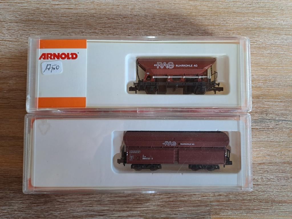 N spoor arnold 2 x zelflossers rag ruhrkohle Ag, Ophalen of Verzenden, Zo goed als nieuw, Arnold