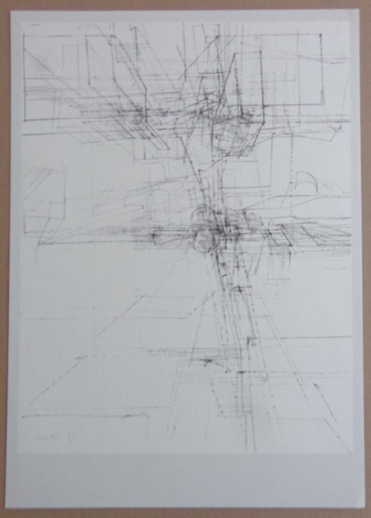 JULES LISMONDE / LOT VAN 3 STUKS / ZW-W LITHO / 32x45cm 1977, Enlèvement ou Envoi