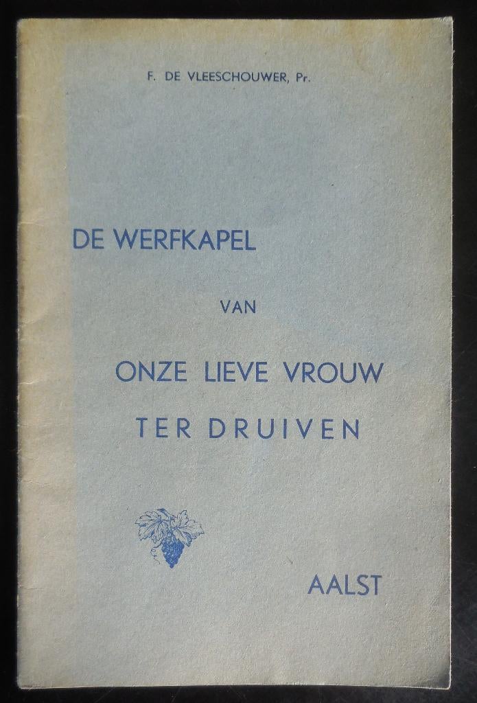 AALST - De Werfkapel - F. De Vleeschouwer - 1956, Ophalen of Verzenden, Zo goed als nieuw