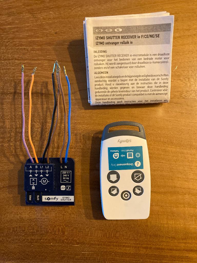 Somfy IZYMO shutter receiver IO, Enlèvement, Utilisé, Fonctionnement électrique