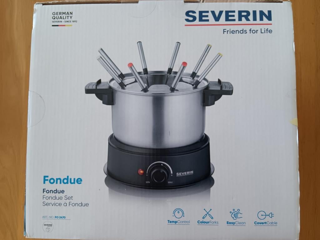 Severin Appareil à fondue NEUF, Electroménager, Enlèvement, Neuf, Électrique, Service à fondue
