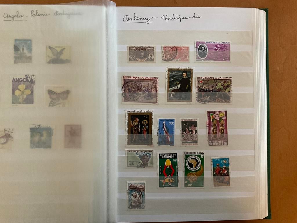 Timbres Dahomey, Ophalen