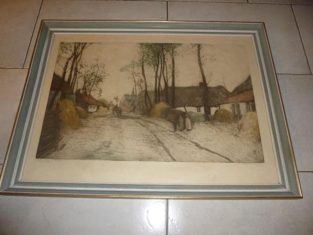 ets Maarten van der loo , dorp in de kempen, Antiek en Kunst, Ophalen of Verzenden