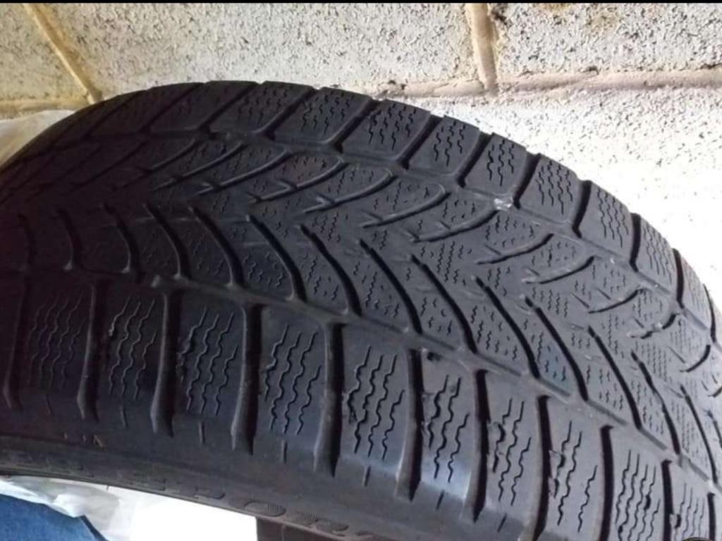 4 pneus Dunlop wintersport 225/55/17 97H, Enlèvement, Utilisé, BMW