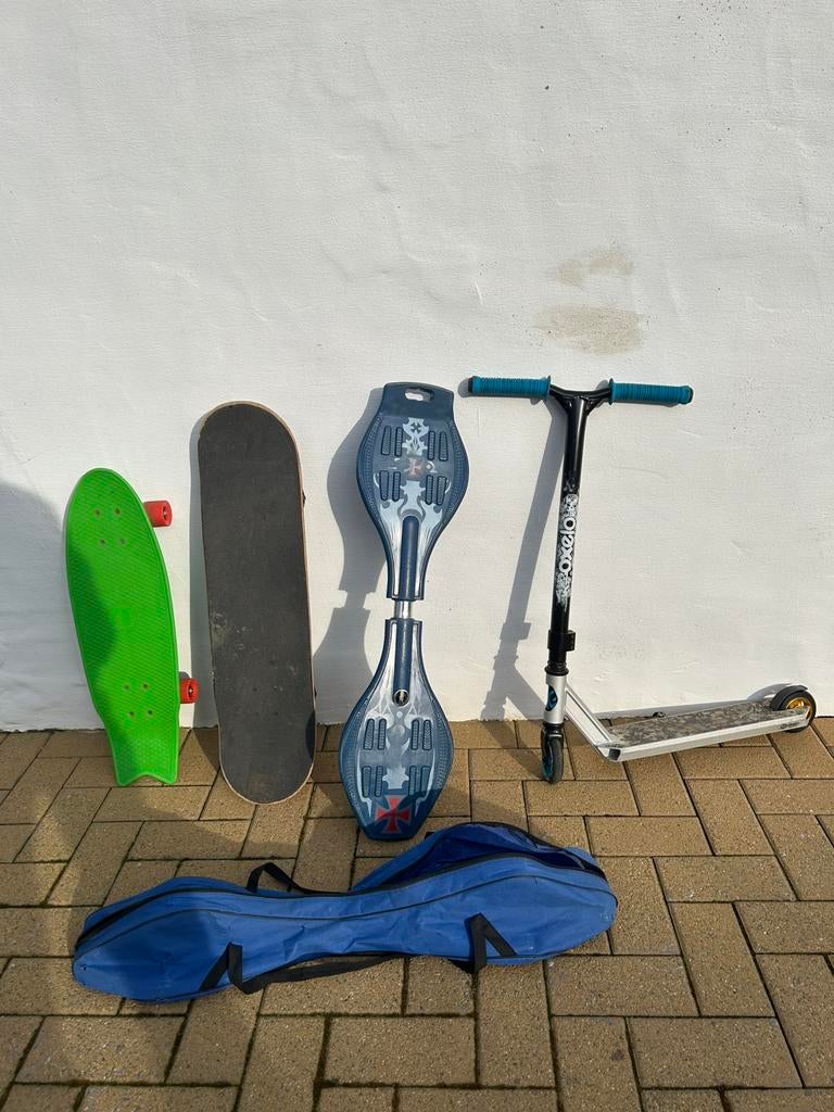 Skateboards, stuntstep, Sport en Fitness, Ophalen, Gebruikt, Skateboard