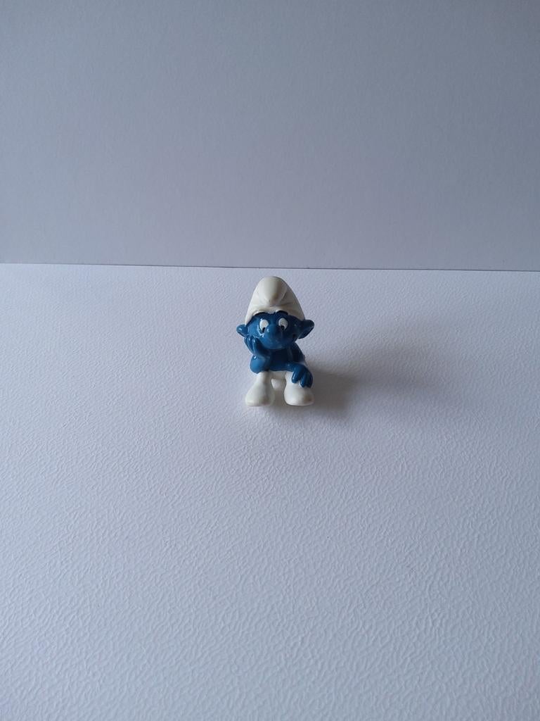 Smurf Smurf Denkende smurf, Verzamelen, Ophalen of Verzenden, Gebruikt, Poppetje, Figuurtje of Knuffel