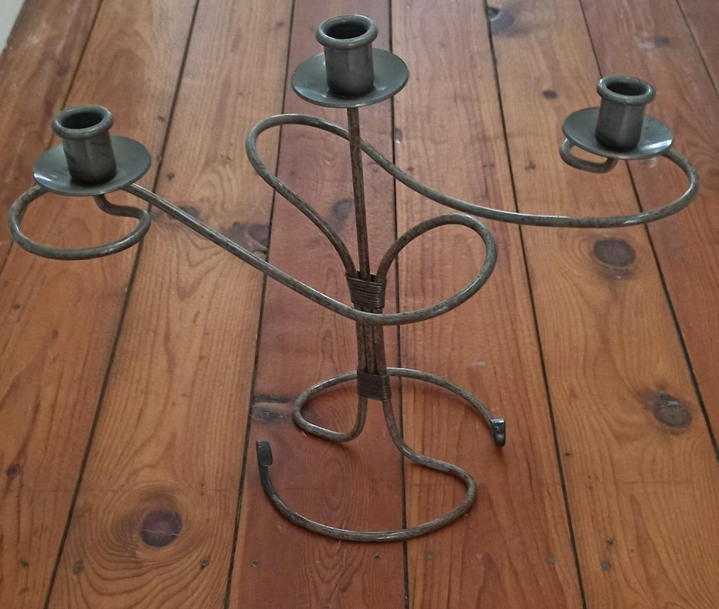 Art-Deco kandelaar 40cm breedte, 22cm diepte, 31cm hoogte, Enlèvement ou Envoi, Autres matériaux