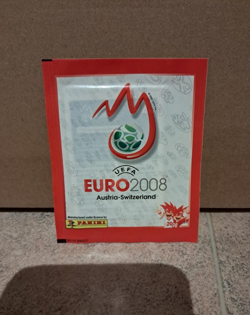 Panini EK Euro 2008 packet zakje gele yellow barcode nieuw, Ophalen of Verzenden, Nieuw