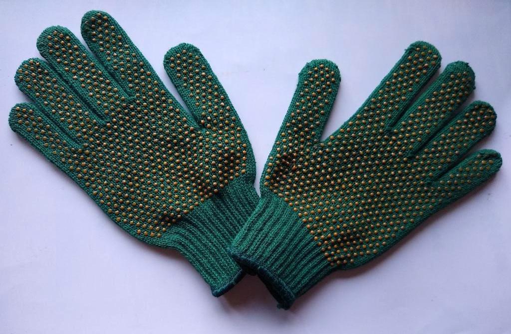 Handschoenen, groen, goudkleurige studs, 5 vingers - NIEUW, Kleding | Dames, Ophalen, Nieuw, Handschoenen