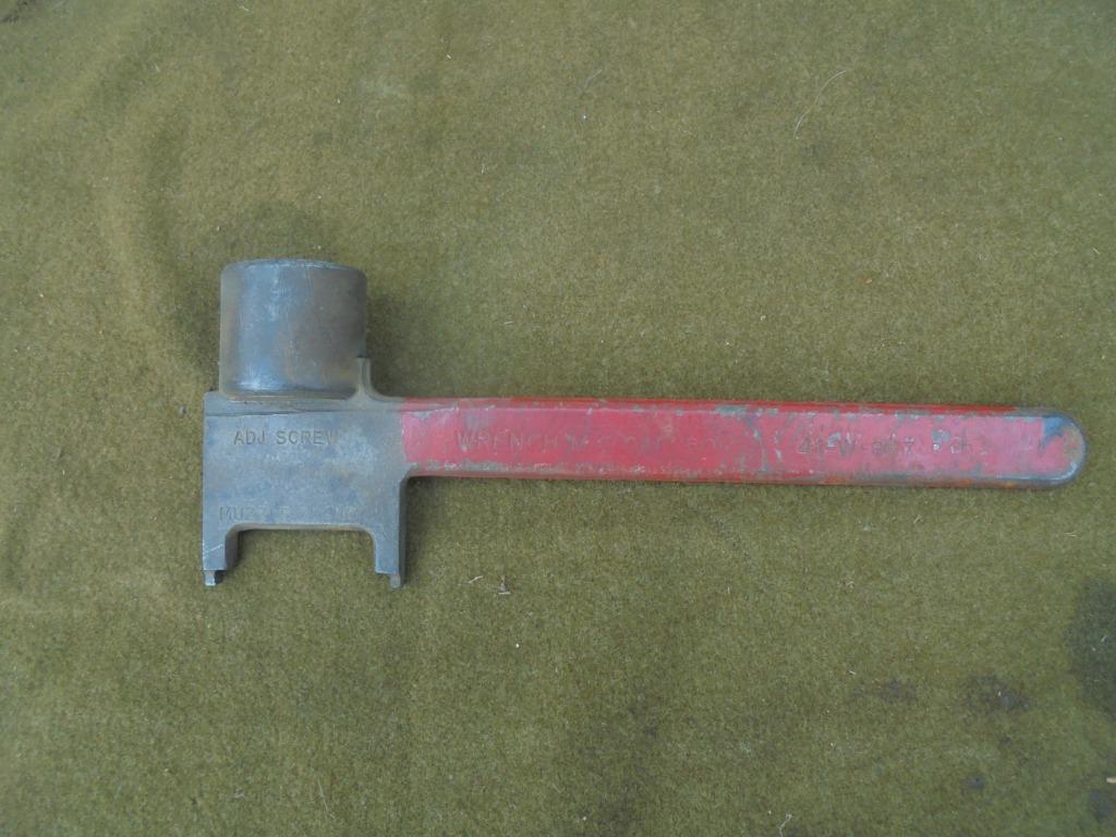 1 demontagesleutel, gereedschap voor een browning cal 50 us, Verzamelen, Ophalen of Verzenden, Landmacht