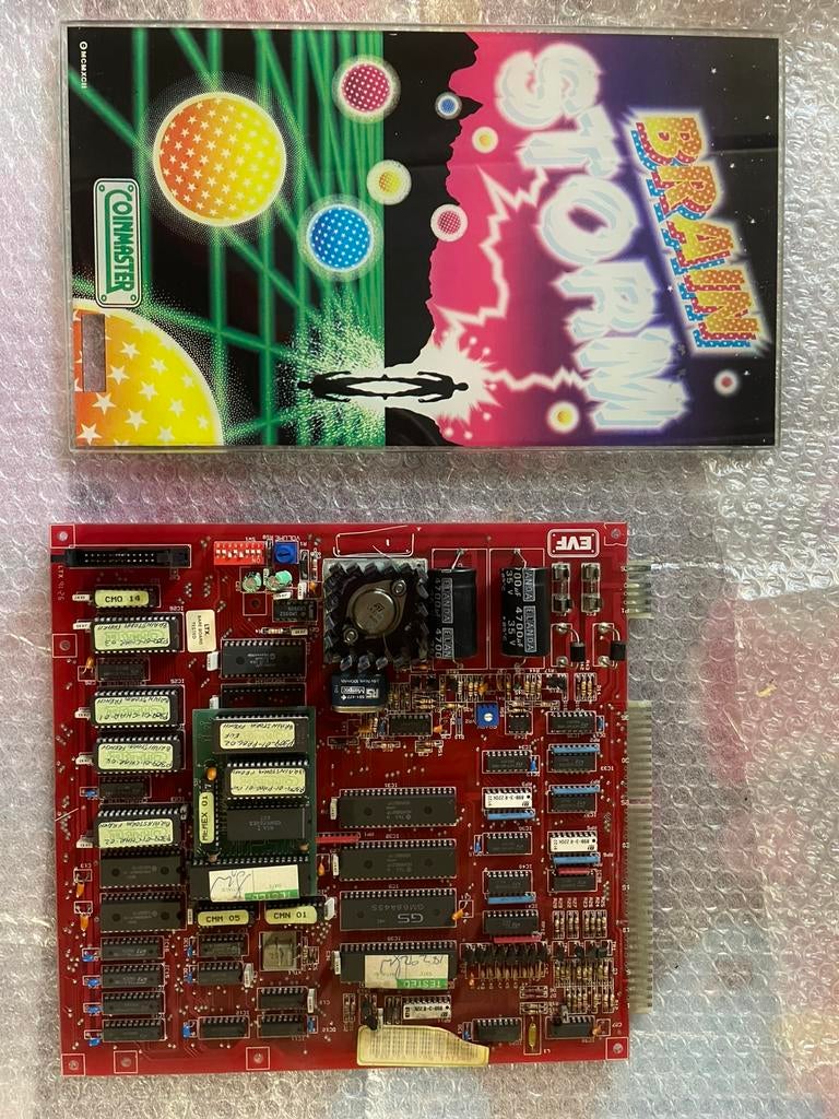 Brain Storm / Coinmaster Pcb + Marquee, Enlèvement ou Envoi, Comme neuf