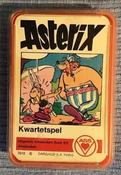 kwartet Asterix, Ophalen of Verzenden, Asterix en Obelix, Gebruikt, Boek of Spel