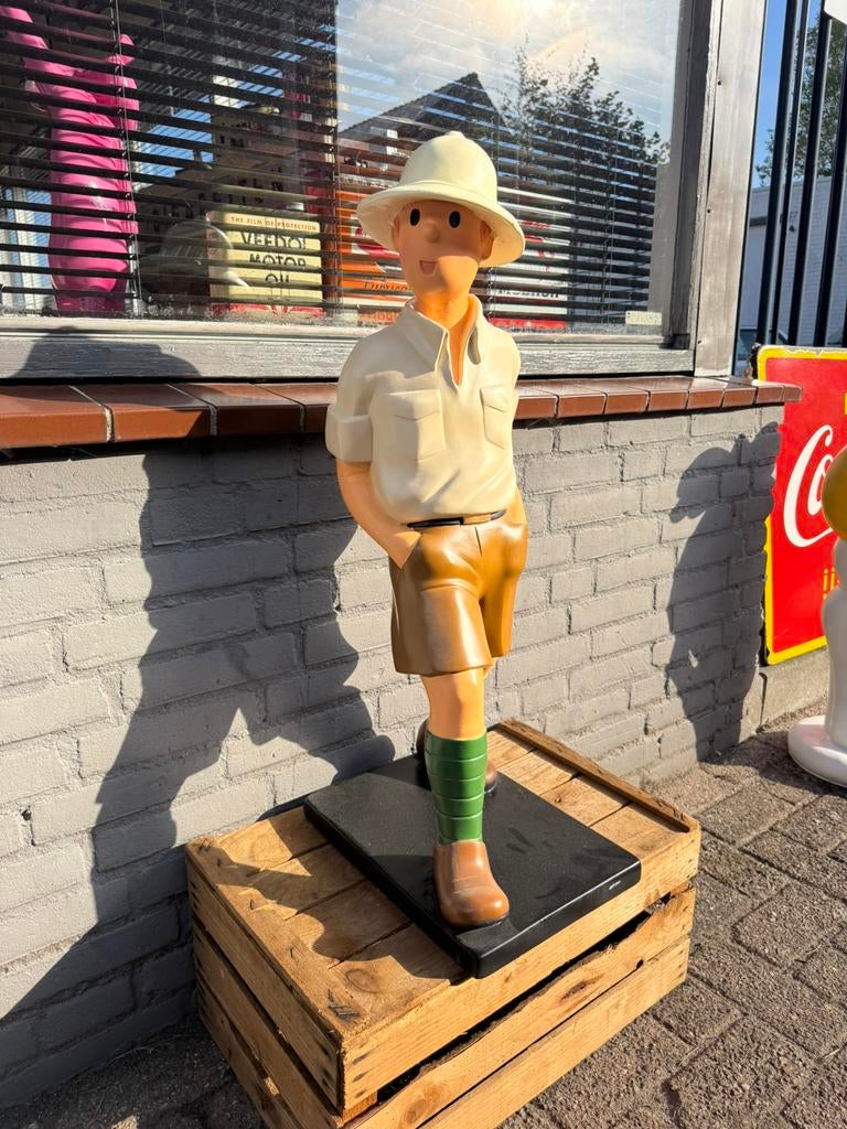 Statue de Tintin au Congo, Enlèvement, Utilisé, Fantasy
