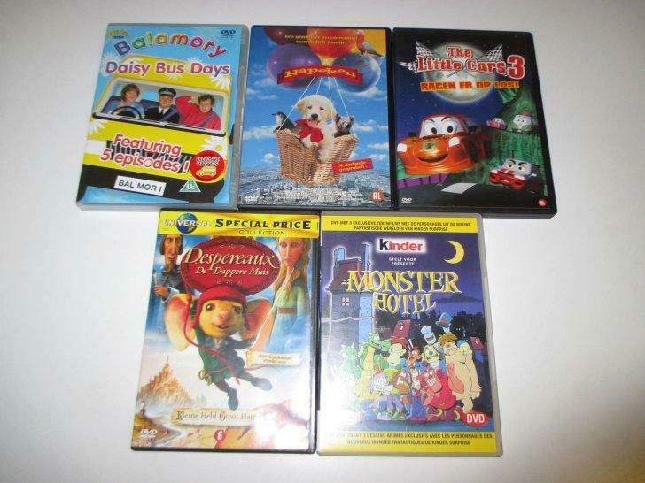5 kinder DVD's, Enlèvement ou Envoi, Film
