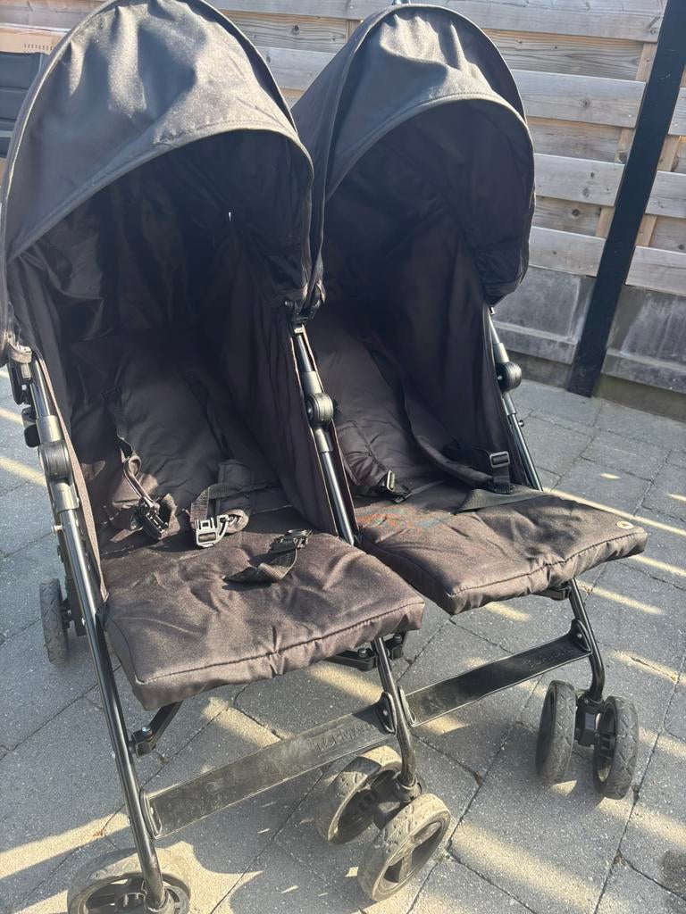 Tweeling buggy Topmark, Kinderen en Baby's, Tweelingen en Meerlingen, Ophalen, Gebruikt, Kinderwagen of Buggy