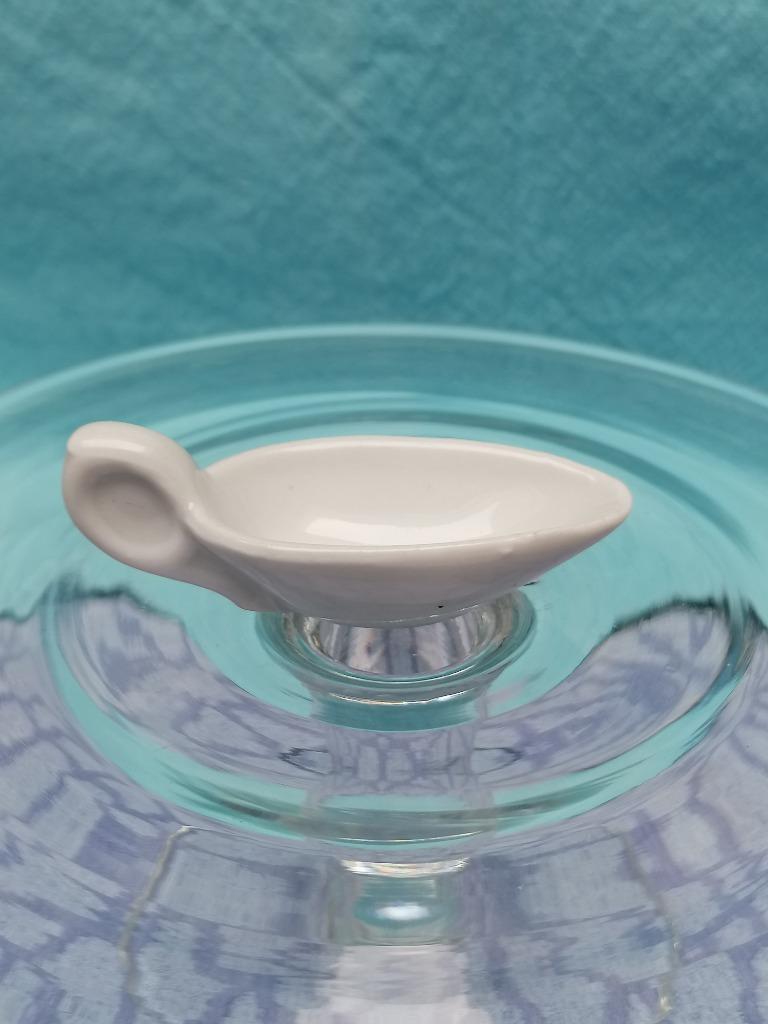 Medicatie lepel Antiek porselein met rozen, medische curiosa, Antiek en Kunst, Verzenden