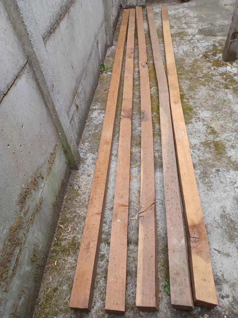 Eiken balken 380x8,80x8,50 2 stuks, Doe-het-zelf en Bouw, Hout en Planken, Ophalen, Eiken
