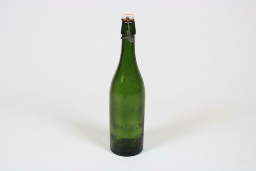 oude bierfles Ch. Roels Brasseur Heyst s/Mer, Antiek en Kunst, Ophalen of Verzenden