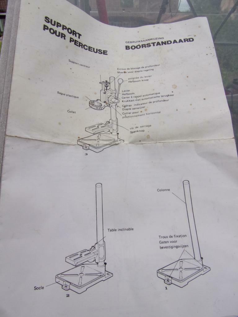 Support pour Meuleuse,perceuse, Bricolage & Construction, Enlèvement ou Envoi, Utilisé, Autres types