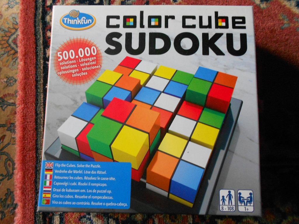 color cube sudoku, Hobby en Vrije tijd, Denksport en Puzzels, Ophalen of Verzenden, Nieuw