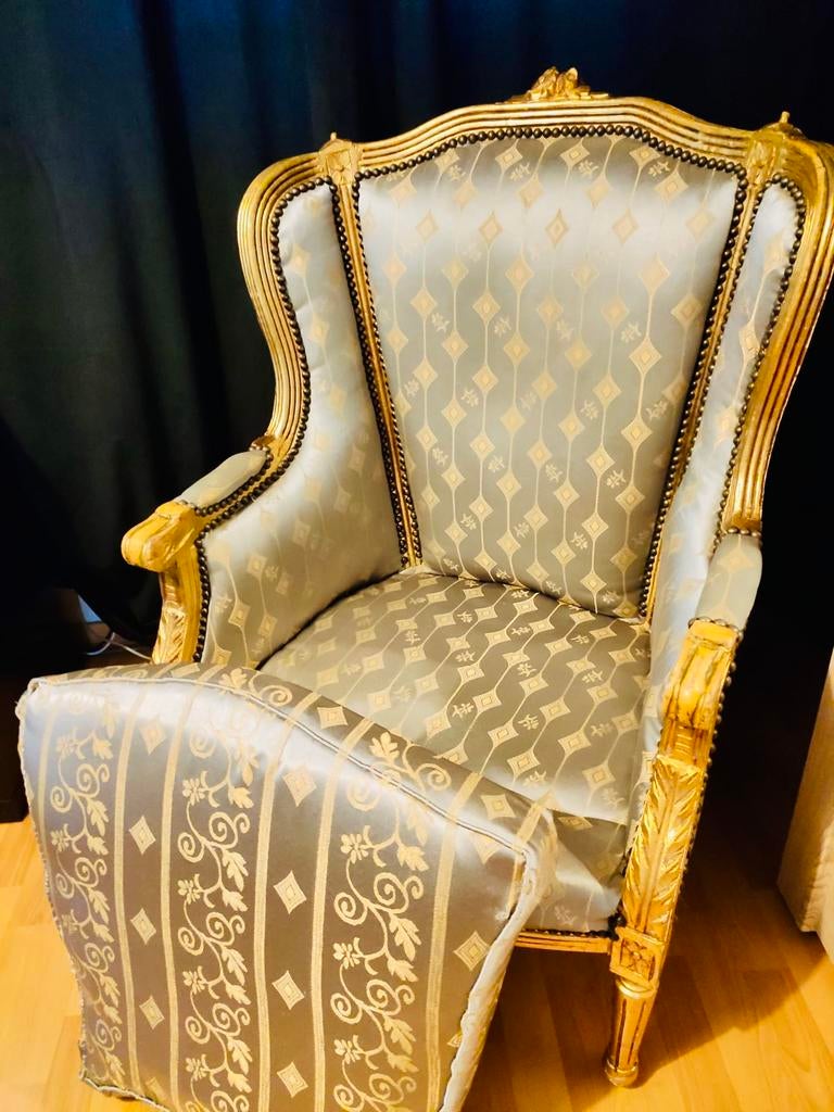 Prachtige set van 4 Louis XV-fauteuils, Ophalen