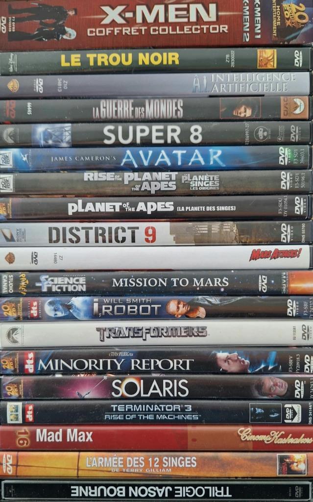 Dvd's Sci-Fi Movies - 1,00€, Action, Enlèvement ou Envoi, Coffret, Utilisé