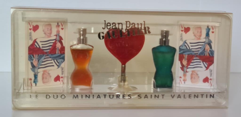 Jean Paul Gaultier  Coffret duo de cartes St Valentin, Enlèvement ou Envoi, Comme neuf, Miniature, Plein