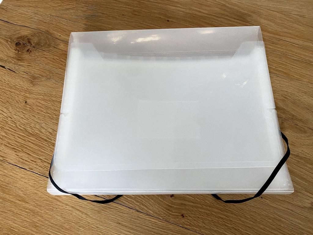 Witte plastic sorteer map A4 formaat, Ophalen of Verzenden, Gebruikt