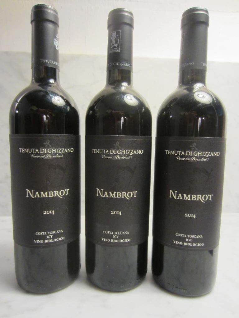 Costa Toscana "Nambrot" 2014 (3x75cl), Verzenden, Italië, Zo goed als nieuw, Rode wijn
