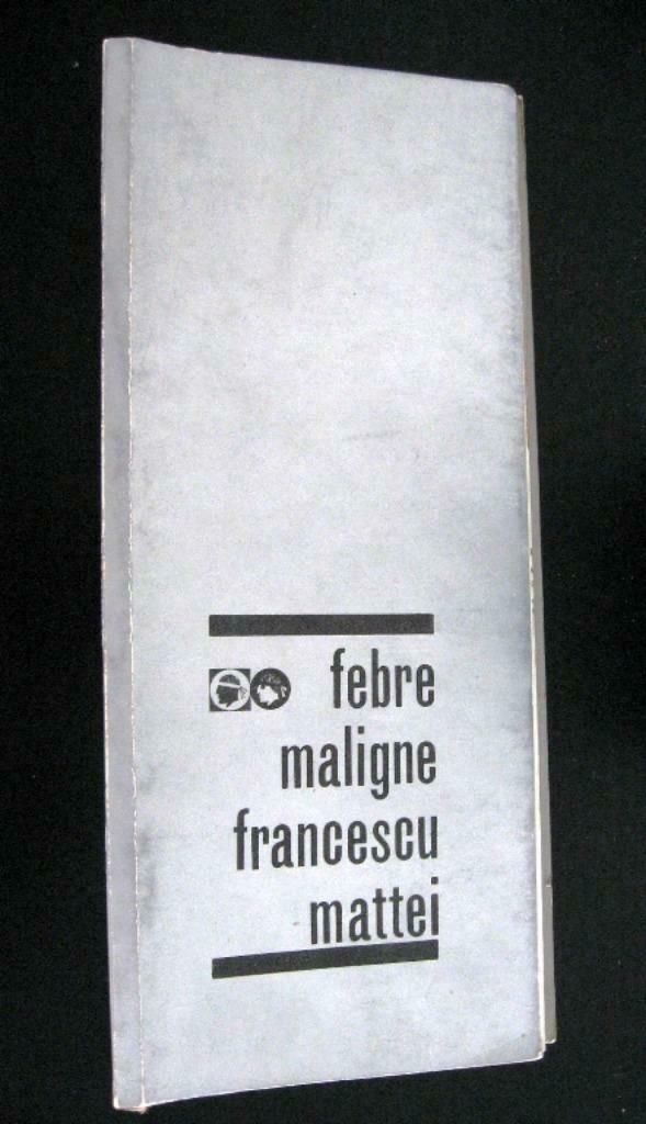 Francescu Mattei PB Febre Maligne 1971 zeldzaam Poëzie, Enlèvement ou Envoi