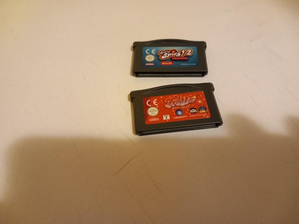 2 jeux Game Boy Advance, Enlèvement, Comme neuf, Aventure et Action, À partir de 7 ans