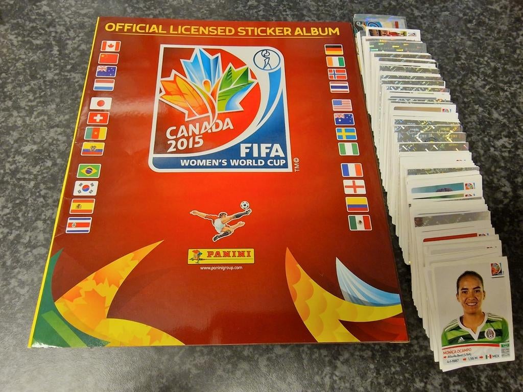 Panini voor dames 2015 VOLLEDIG!!!, Verzamelen, Ophalen of Verzenden, Zo goed als nieuw