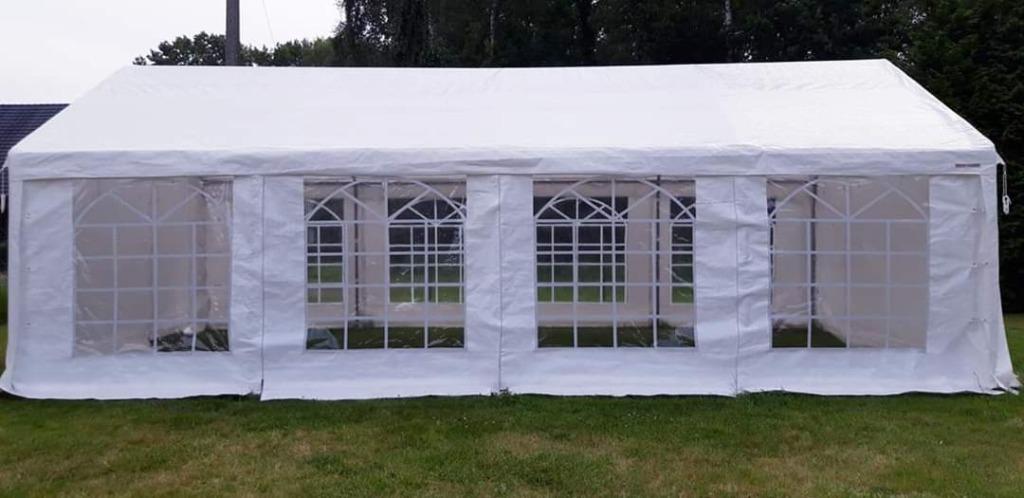 tent verhuur, Jardin & Terrasse, Tonnelles, Comme neuf, Tente de réception, 2 mètres ou plus, 8 mètres et plus, 4 à 6 mètres, Enlèvement