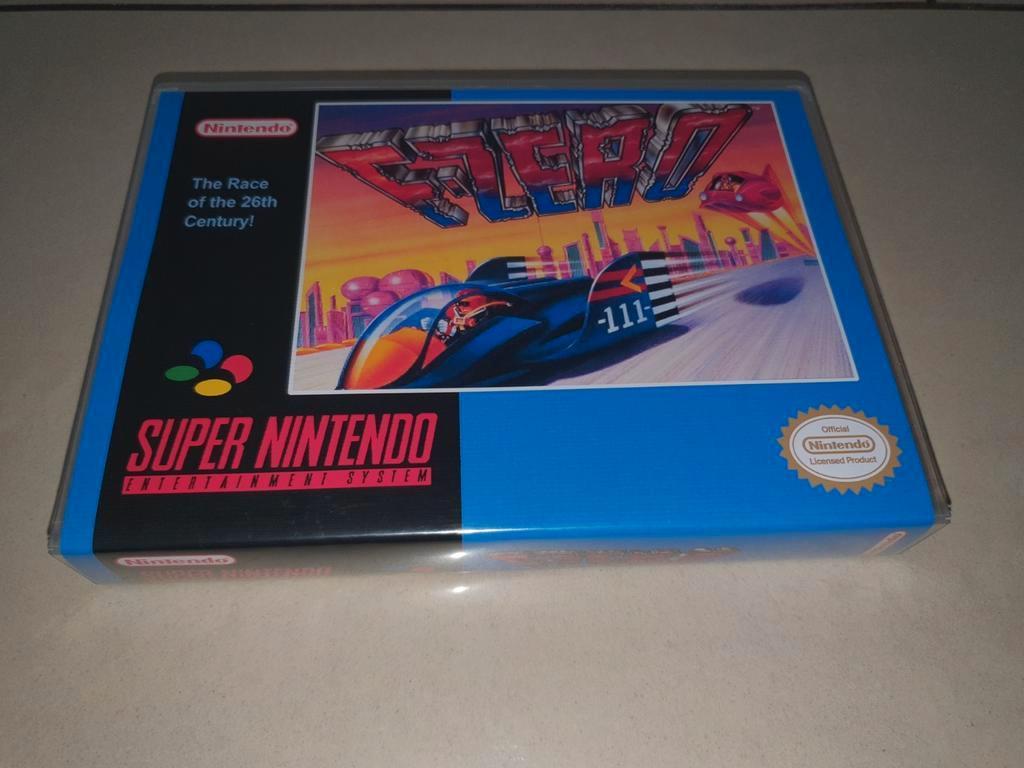 F-Zero SNES Game Case, Games en Spelcomputers, Verzenden, Zo goed als nieuw