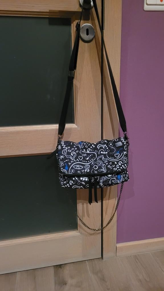 Sac en nylon Desigual, Enlèvement, Comme neuf, Bleu, Autres marques