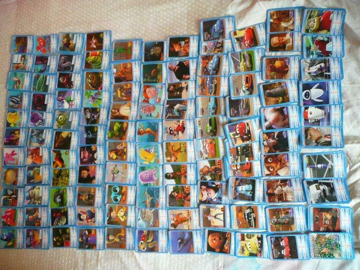 lot +de 170 cartes disney pixar, Hobby en Vrije tijd, Ophalen of Verzenden, Nieuw