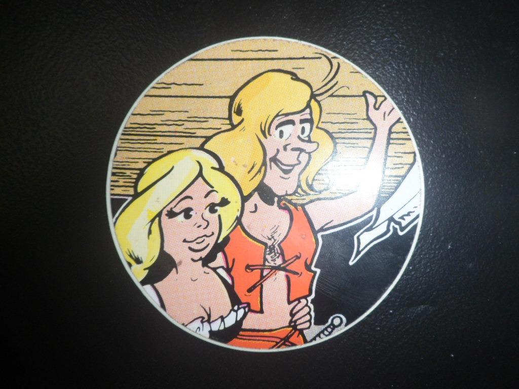 IK ZOEK: Sticker Soetkin en Hannes / Lambik / Jerom, Enlèvement ou Envoi, Comme neuf, Bande dessinée ou Dessin animé