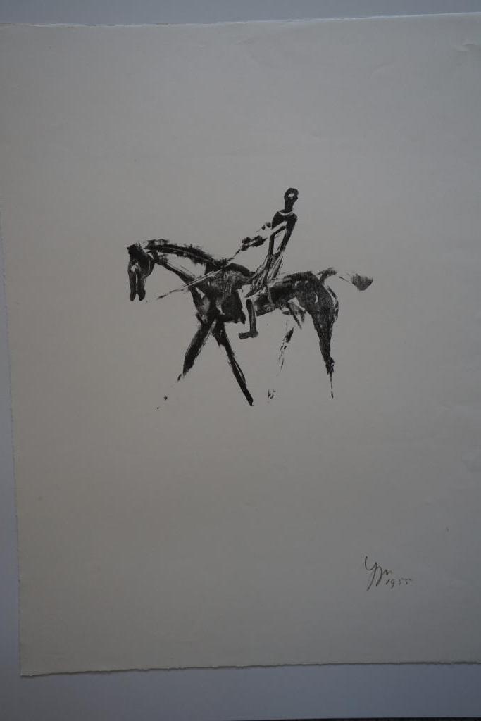 Litho 20 euro - Bärtle Ugge - 1955 - Polo, Antiek en Kunst, Ophalen