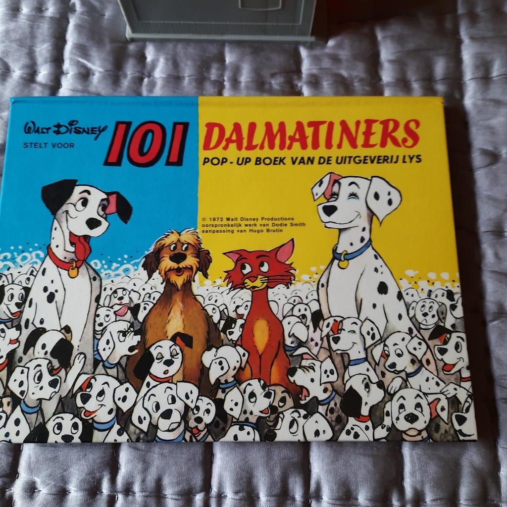 POP-UP BOEK: WALT DISNEY: 101 DALMATIERS*VINTAGE*MINT*1972*, Ophalen, Nieuw, Walt Disney