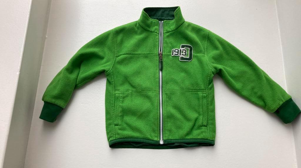 Nr 63: Groene jas tussen seizoen maat 110, Enlèvement ou Envoi, Utilisé, Garçon ou Fille, Manteau