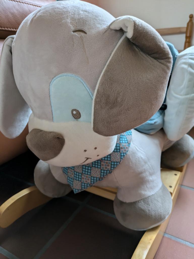Hobbelpaard / olifant Nattou, Kinderen en Baby's, Ophalen, Zo goed als nieuw, Olifant