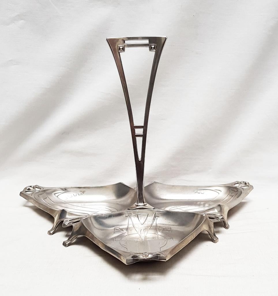 Koekenschaal WMF Jugendstil., Antiek en Kunst, Ophalen of Verzenden