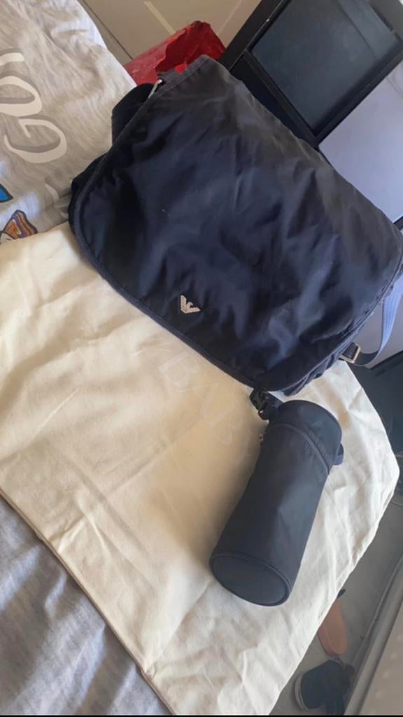 Luiertas Armani baby (origineel), Kinderen en Baby's, Ophalen of Verzenden, Zo goed als nieuw, Schoudertas